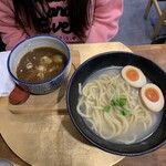 Menya Oto - ②味玉濃厚つけ麺（釜揚げ）