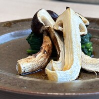 鮨德 - 岩手産松茸焼き