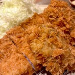 米とひなた 志村坂上店 - 上ロースカツ、カキフライ