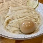 Tsukesoba Jinguuji - 鰹昆布出汁 醤油つけそば 味玉入り