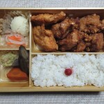 Kagurazaka Karaage Saitou - から揚げ弁当大（1350円）