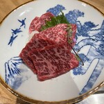 肉亭 まぼたん - 赤身3種盛り