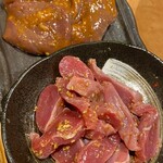 Yakinikuzammai - 2種盛り　砂肝＋レバー