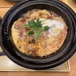 とんかつ玉藤 - 土鍋ロースかつとじ定食