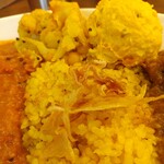 レインボウスパイス - 中央のご飯アップ写真(^^)