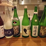 たにもと - 本日の日本酒　左側