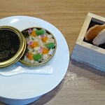Restaurant Honjin - 烏賊キャビア、ほうろくチュイル