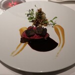 アンティカ オステリア デル ポンテ - 茨城県産黒毛和牛のソテー　アマローネワインのソース