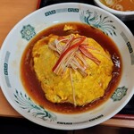 日高屋 - 天津飯560円