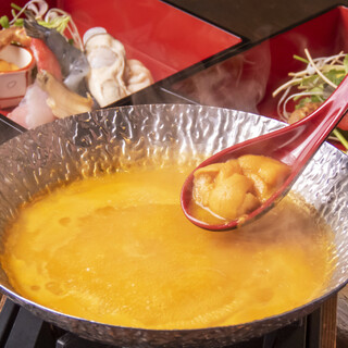 神戶第一名！ ?與海膽湯一起享用的優質涮涮鍋♪