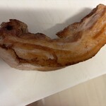 マンノ精肉店 - 国産豚バラブロック　調理中