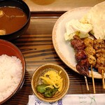 Tori mitsu - 串焼定食