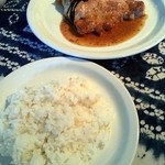 レストランブレ - 豚ロースのマスタードソース１