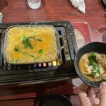 焼肉TABLEさんたま - 鉄鍋クッパ　赤　卵とじ