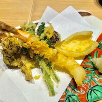 うなぎの中庄 虎ノ門ヒルズ店 - 天ぷら5点盛り