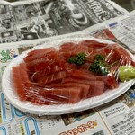 魚栄 - 赤身のお刺身…1100円（税込）