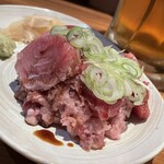 串竹 - マグロの刺身とネギトロ