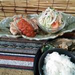 ごちそうぐれいぷはうす - チリソースが、かかったポークソテー　　　　　　　ｇが選べます　　　　　　　　                  　     1200円と1000円   