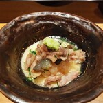 恵比寿 鮨 ふじまさ - すっぽん茶碗蒸し