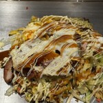 Tsuruhashi Okonomiyaki Teppanyaki Omoni - オモニ焼き ¥1800