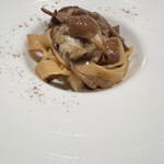 Kumazawa - 牡蠣となめこのパスタ