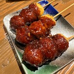 Yakitori Kawayoshi - どてうずら串揚 165円×3