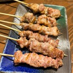 Yakitori Kawayoshi - 若どり 155円×3  せせり 190円×3