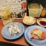 大江戸 - づけまぐろ、こはだ、ハイボール