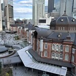 Hiratabokujou Kiwami - テラスから見える東京駅　駅舎