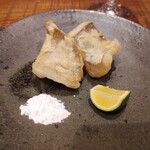 傳 - [2024年2月　訪問]ハタの揚げ物。ふっくら&しっとりした身が美味しい。