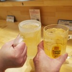 カジュアルフレンチBar 7FUKU - なほちゃんと乾杯♪(*^^)o∀*∀o(^^*)♪