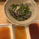 博多もつ鍋 前田屋 - 黒センマイ刺