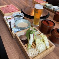 しゃぶしゃぶと焼肉 わにく ミッドランドスクエア店 - 近江牛しゃぶしゃぶランチ