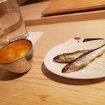 鮨とみなか - 稚鮎と和歌山の日本酒