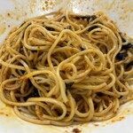 煮干しラーメン ゼクウ - ラー油和え玉　混ぜたらこう