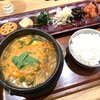 KOREAN 水刺間 - 特選日替わりチゲセット（牡蠣）