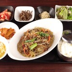 Longevity japchae set meal