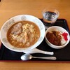 福祉センター食堂 - ラーメンセット（正油ラーメンとミニカレーで）