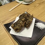 沖縄食堂ハイサイ エキマルシェ大阪店 - もずくの天ぷら