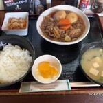 なかもと - 肉じゃが定食 ¥750- (2024/02/26)
