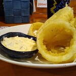 ガハハビール - 新玉ねぎのフィッシュ＆チップス