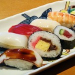 Sushi Koubou An - 「超お得な庵ランチ」のお寿司です