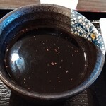 Mampuku An - 最高蕎麦つゆ、ちょっと七味