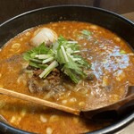 麺屋げんぞう  - スープは辛いというよりは、酸味、痺れが強い