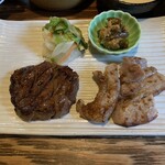 炭焼牛たん東山 - 牛たん塩　旨塩豚バラ