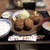 Kappou Sanyuu - カキフライ3個定食。