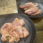 七輪焼肉 安安 - 鴨肉＆鶏肉
