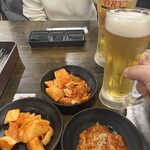 七輪焼肉 安安 - 乾杯