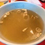 珉亭 - チャーハンに付くスープの器がデカい