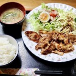 Kominka Kafe Nagomi Tei - 生姜焼き定食